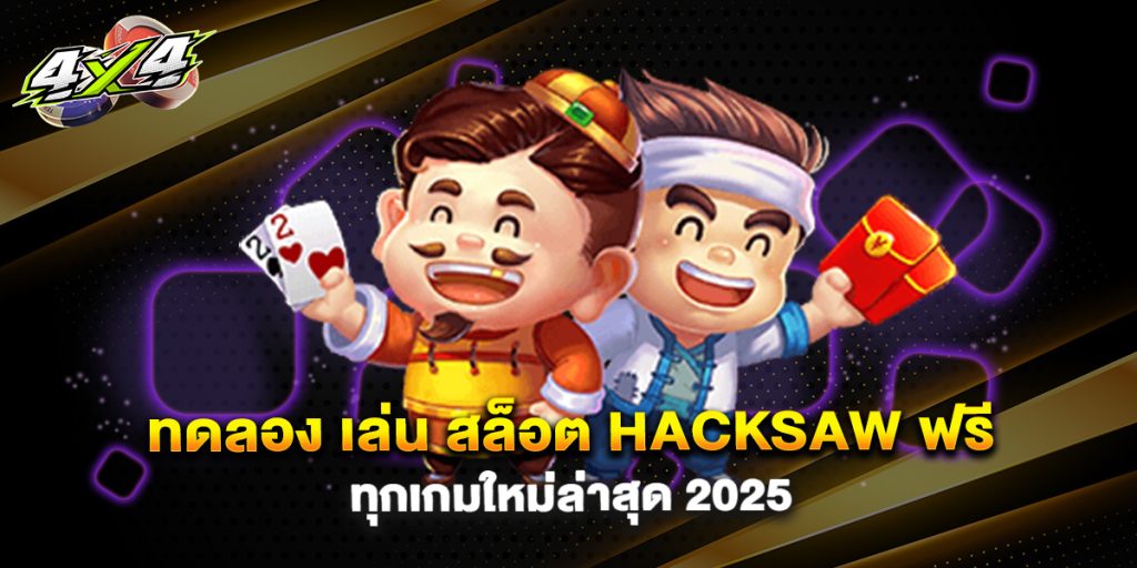 ทดลอง เล่น สล็อต Hacksaw ฟรี ทุกเกมใหม่ล่าสุด 2025